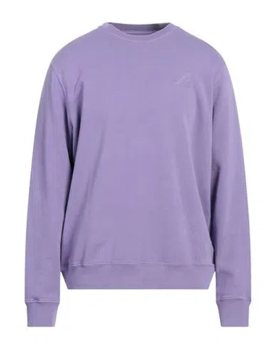 Autry Logo-embroidered Sweatshirt In Purple