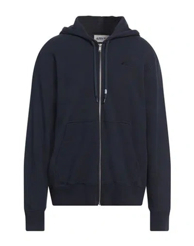 Autry Man Sweatshirt Navy Size Xl Cotton In Blue
