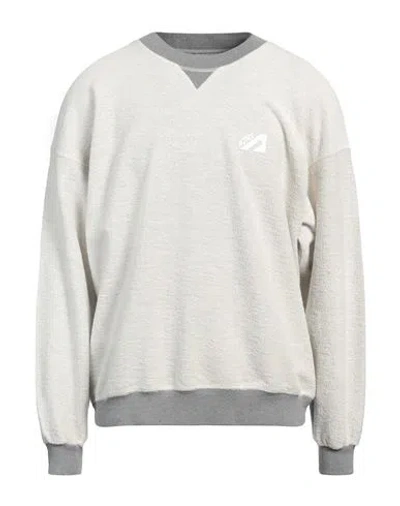 Autry Man Sweatshirt Off White Size L Cotton, Viscose, Elastane