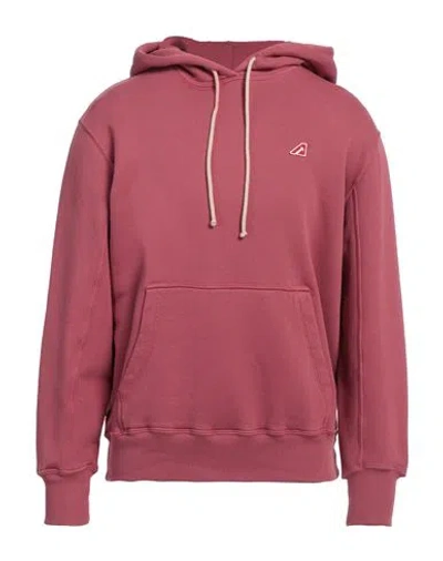 Autry Man Sweatshirt Pastel Pink Size M Cotton, Elastane In Pink