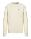 Autry Man Sweatshirt Pastel Yellow Size L Cotton, Elastane In Yellow