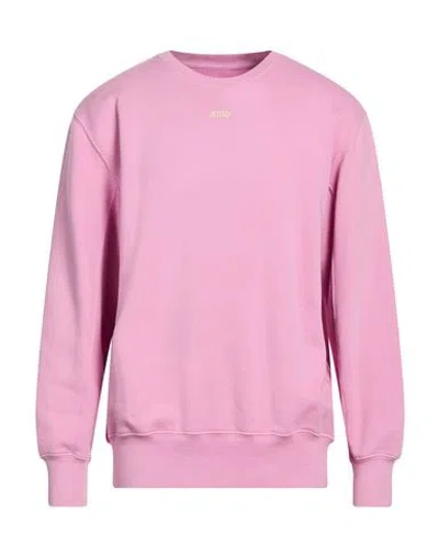 Autry Man Sweatshirt Pink Size Xl Cotton