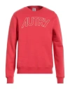 Autry Man Sweatshirt Red Size Xl Cotton