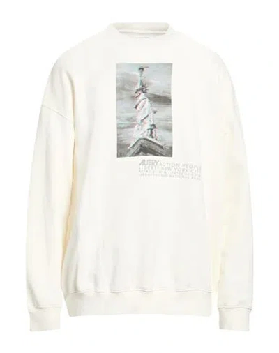 Autry Man Sweatshirt White Size Xl Cotton