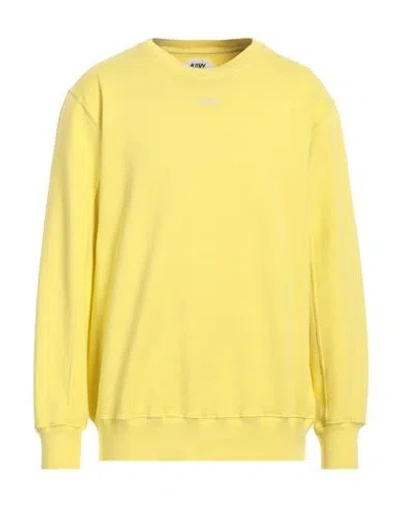 Autry Man Sweatshirt Yellow Size L Cotton In Yellow