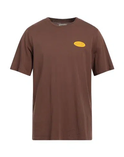 Autry Man T-shirt Brown Size Xl Cotton