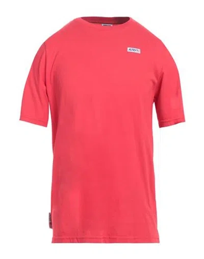 Autry Man T-shirt Red Size M Cotton In Red