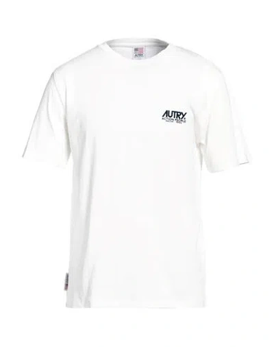Autry Man T-shirt White Size M Cotton In Black