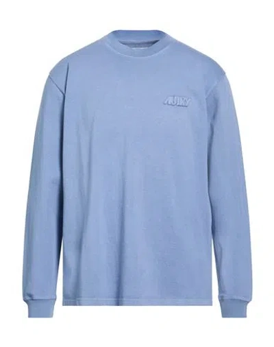 Autry Man T-shirt Light Blue Size S Cotton