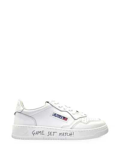 Autry Match Slogan-print Sneakers In Multi