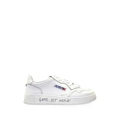 Autry Low Sneakers Casual Style Graphic Detail In White