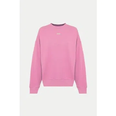 Autry Mauve Bicolor Sweatshirt Womens In Pink