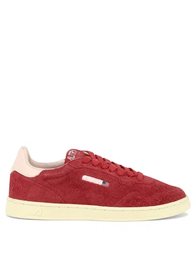 Autry "med Low" Sneakers In Red