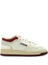 Autry Med-way Leather Sneakers In White