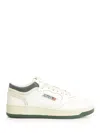 Autry Sneakers Med-way Mid In White And Blue Leather In Multi