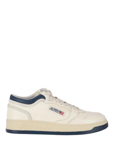 Autry Med-way Mid Man Leat/crack In Multi