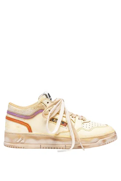 Autry Med-way Sv Mid Leat Goat Mar Afviol In Multi