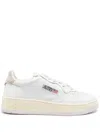 Autry Low Top Sneakers Logoed Heel In White