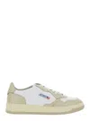 Autry 'medalist' Beige Low Top Sneakers With Logo Patch On Tongue And Side And Logo Lettering On The Heel In Neutral