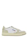 Autry 'medalist' Beige Low Top Sneakers With Logo Patch On Tongue And Side And Logo Lettering On The Heel In Neutral