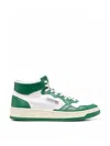 Autry Colourblock Hight-top Lace-up Sneakers In Neutral