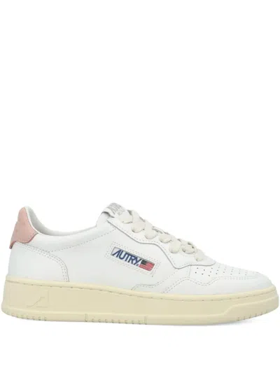 AUTRY MEDALIST AULW LL26 SNEAKERS WOMAN WHIRE AND PINK