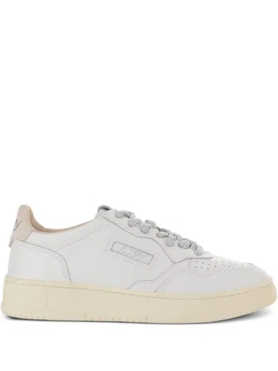 Autry Medalist Aulw Low Sw02  Sneakers Woman White And Rose In Brown