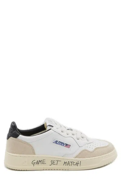 AUTRY MEDALIST BICOLOR LOW-TOP SNEAKERS