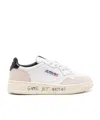 Autry Medalist Bicolor Low-top Sneakers In Metallic