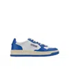 Autry Low-top Sneakers With Classic Silhouette And Vibrant Overlays In White