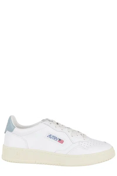 Autry Medalist Classic White Leather Low-top Sneakers