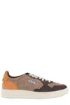 Autry Suede Leather Low Top Sneakers In Brown