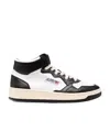 Autry Medalist Colour-block High-top Sneakers In Black