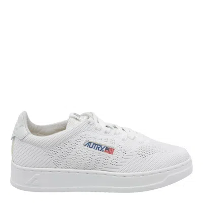 Autry Medalist Easeknit Sneakers In White