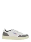 Autry Goatskin And Suede Medalist Low Sneakers
