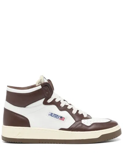 Autry Medalist High-top Sneakers In Brown