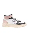 Autry Medalist High-top Sneakers In Nude