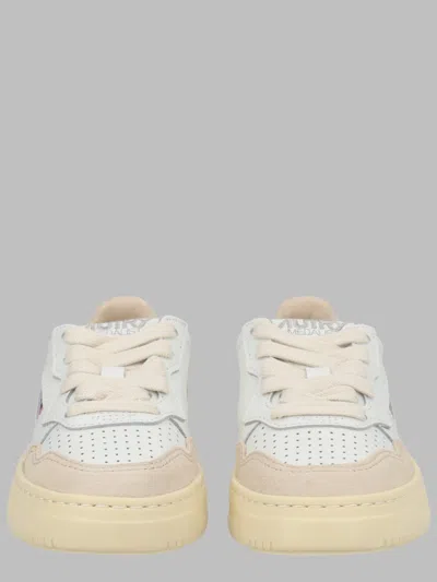 AUTRY AUTRY MEDALIST KIDS MINI SNEAKERS IN COW LEATHER & SUEDE