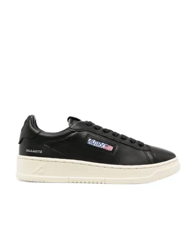 Autry Medalist Lace-up Leather Sneakers In Multicolor
