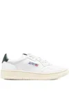 Autry Classic Low-top Sneakers With Breathable Perforations In White