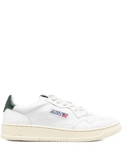 Autry Medalist Leather Low-top Sneakers In White