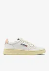 Autry Medalist Lace-up Sneakers In White