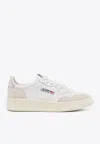 Autry Champion Leather Low-top Sneakers With Rubber Sole In White