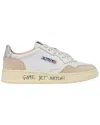 Autry Medalist Sneaker In Nude