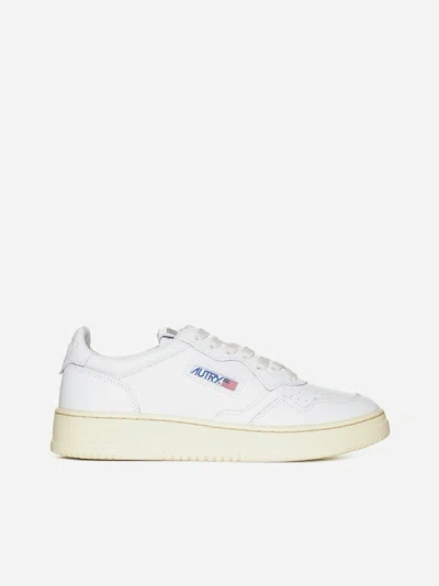 AUTRY MEDALIST LEATHER LOW SNEAKERS