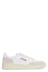 Autry Medalist White Low Top Sneakers With Logo Patch On Tongue And Side In Leather Blend Woman In White