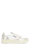 Autry Medalist Leather Low-top Sneakers In Metallic