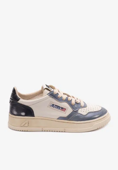 Autry Medalist Leather Low-top Sneakers In Multi