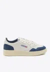 Autry Medalist Sneakers In White And Blue Leather In Multi