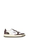 Autry Medalist Leather Low-top Sneakers In Brown